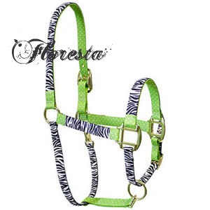 highFashionHorseZebraGreenPolk